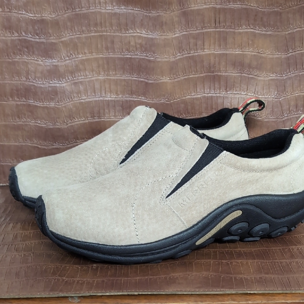 Merrell Tan Loafers Slip-Ons with Comfortable Design